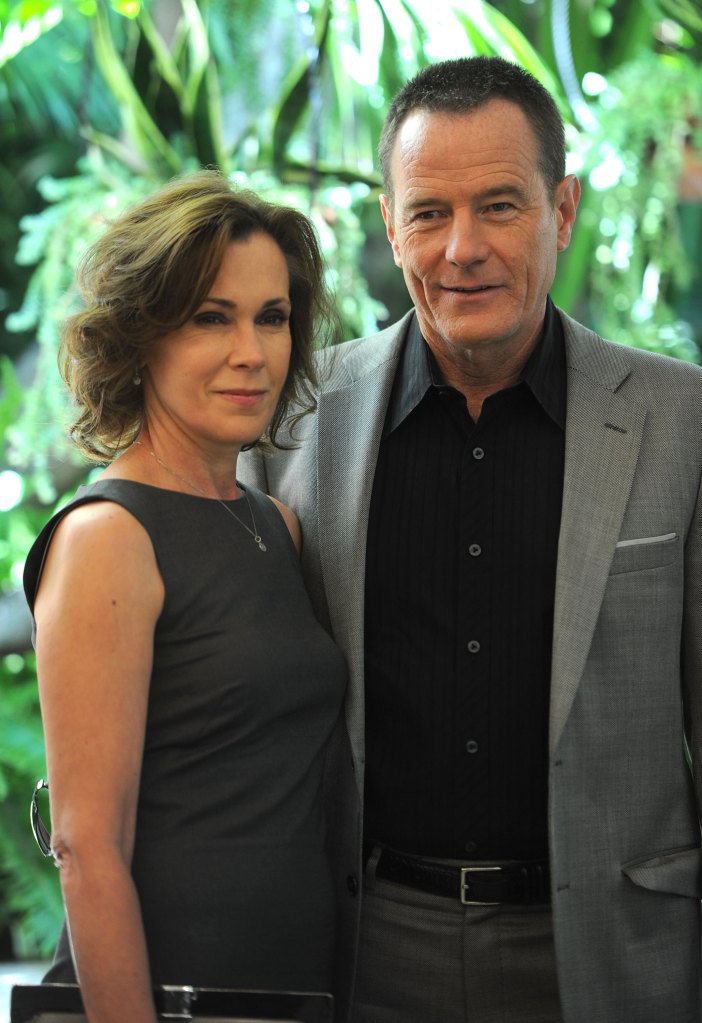 Robin Dearden and Bryan Cranston in 2010