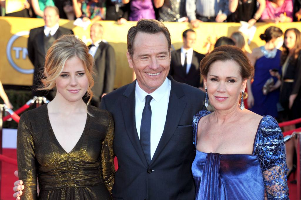Bryan Cranston with Robin and Taylor Dearden in 2012