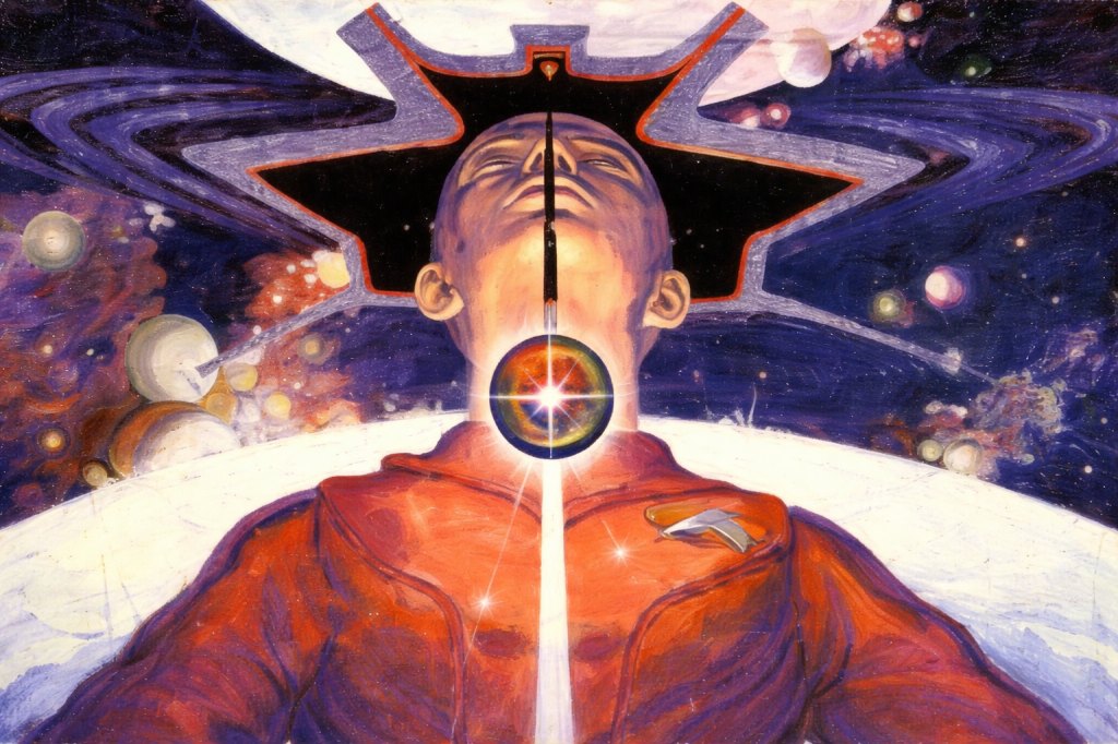 Concept art of Lt. Ilia in 'In Thy Image'