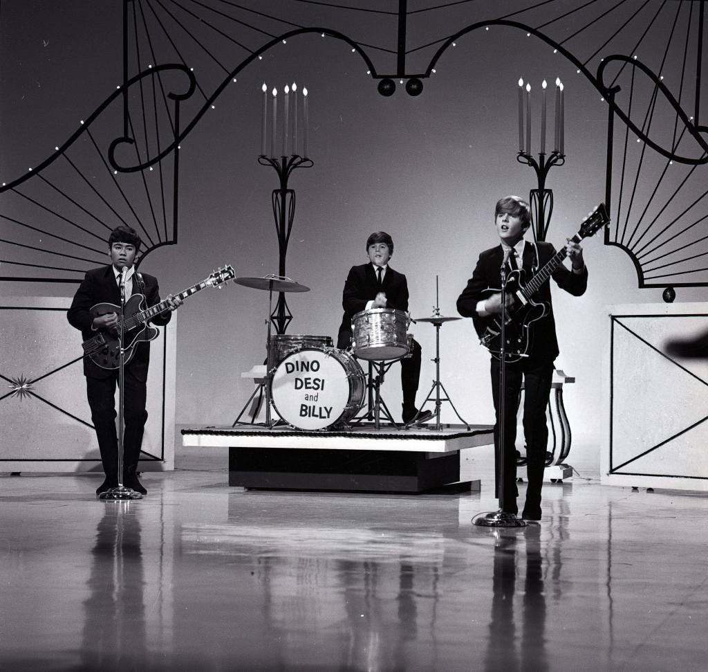 Dino, Desi & Billy performing on The Ed Sullivan Show in 1964