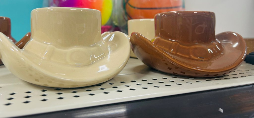 Cowboy hat planters