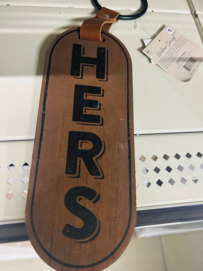 Hanging plaque
