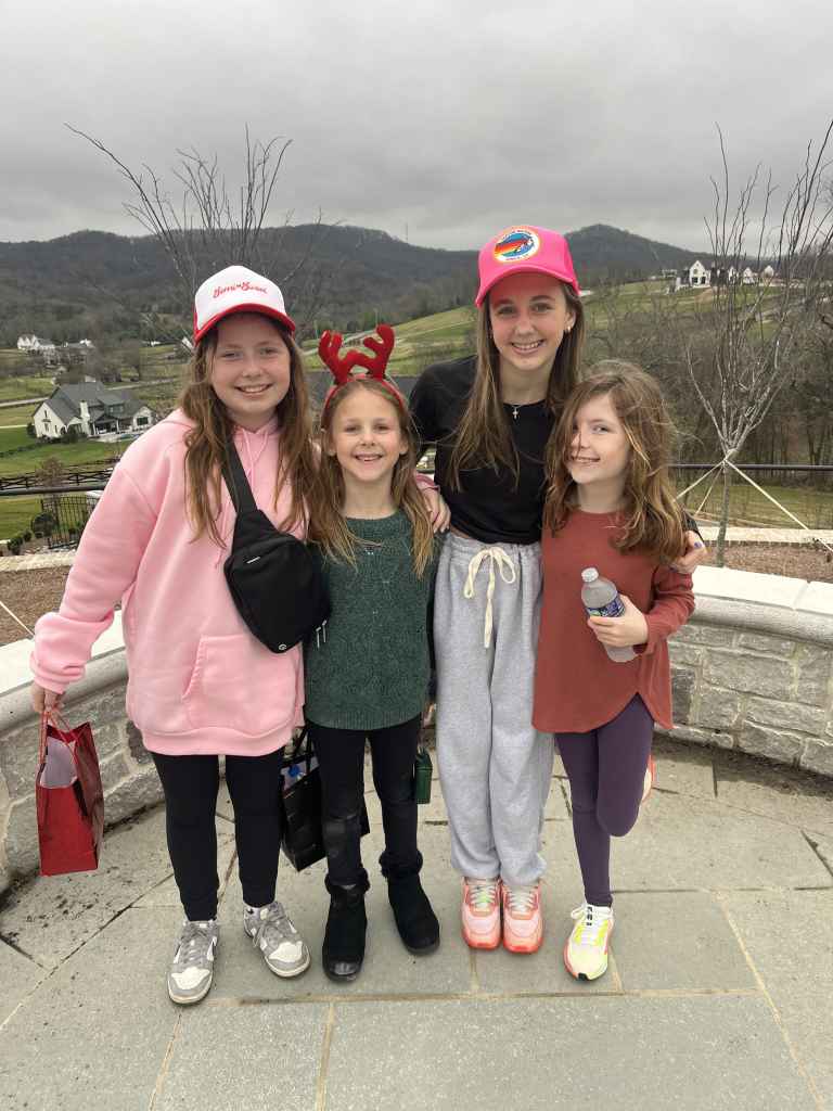(L-R): Ella, Annie, Madeline, and Ava call themselves the Heartins and are closer than ever