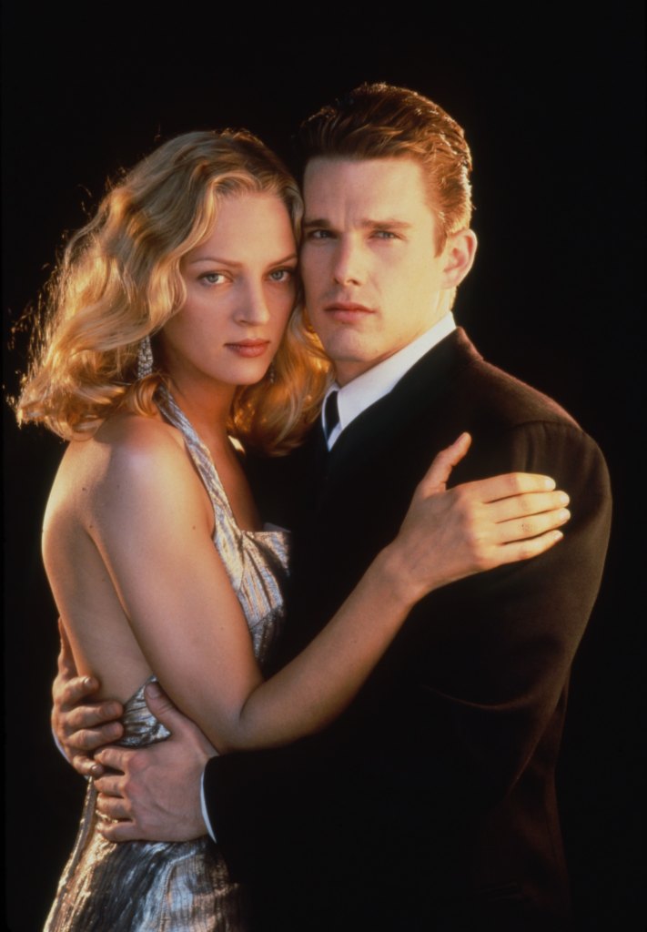 Uma Thurman and Ethan Hawke in Gattaca (1997)