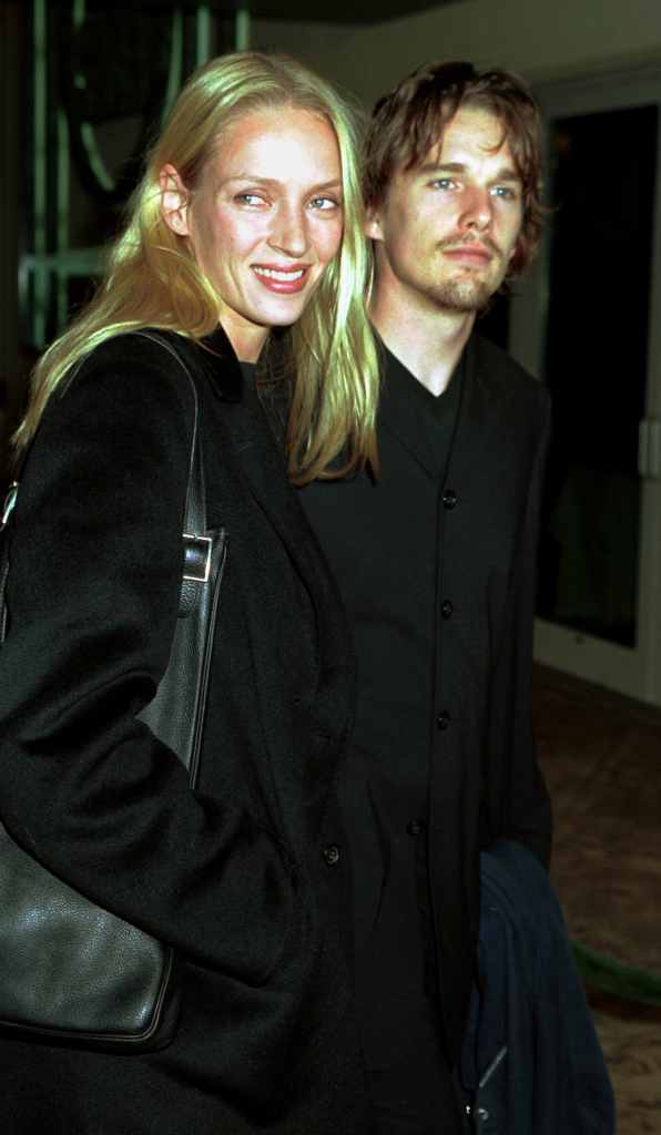 Uma Thurman and Ethan Hawke in 2000