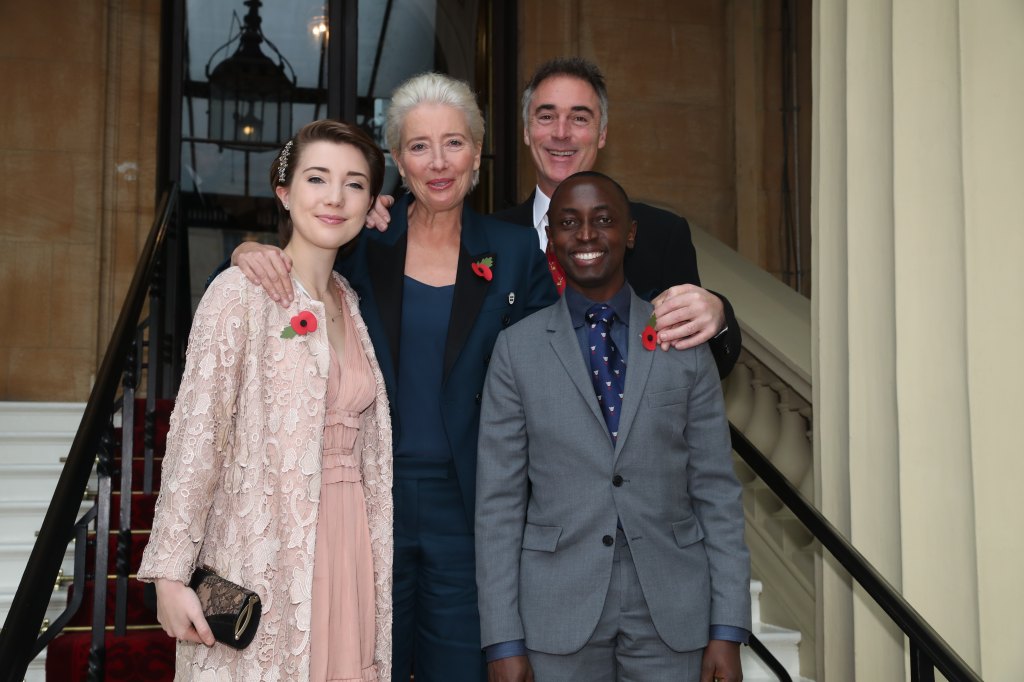 Emma Thompson, Greg Wise, Gaia Wise and Tindy Agaba, 2018