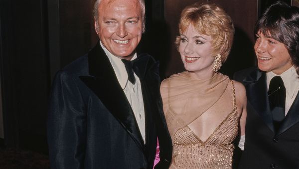 Actor and singer Jack Cassidy with his second wife, Shirley Jones and Cassidy's son, David Cassidy, attend the 23rd Primetime Emmy Awards at Pantages Theatre in Los Angeles, California, May 9, 1971.