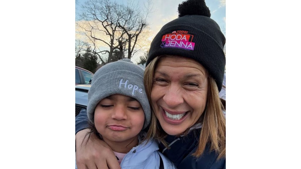 Hoda Kotb and her daughter Hope Catherine in 2025
