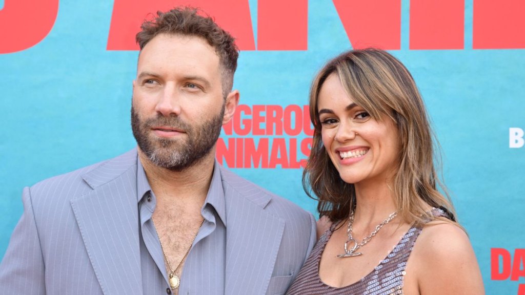 Jai Courtney and Dina Shihabi in 2025