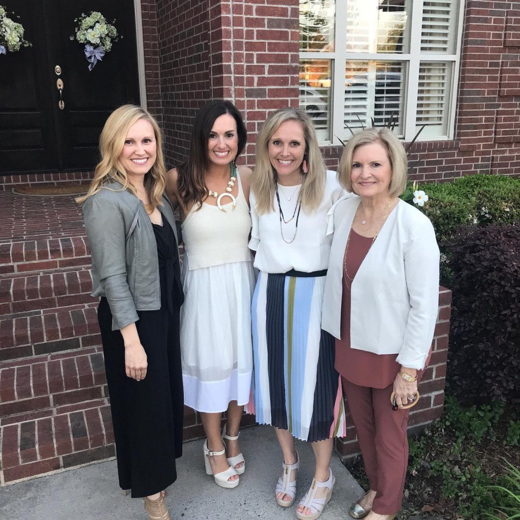 Jennie Allen with her sisters and mother, who is finding new purpose in her second season of life