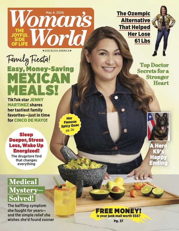 Jenny Martinez on the cover of Woman's World