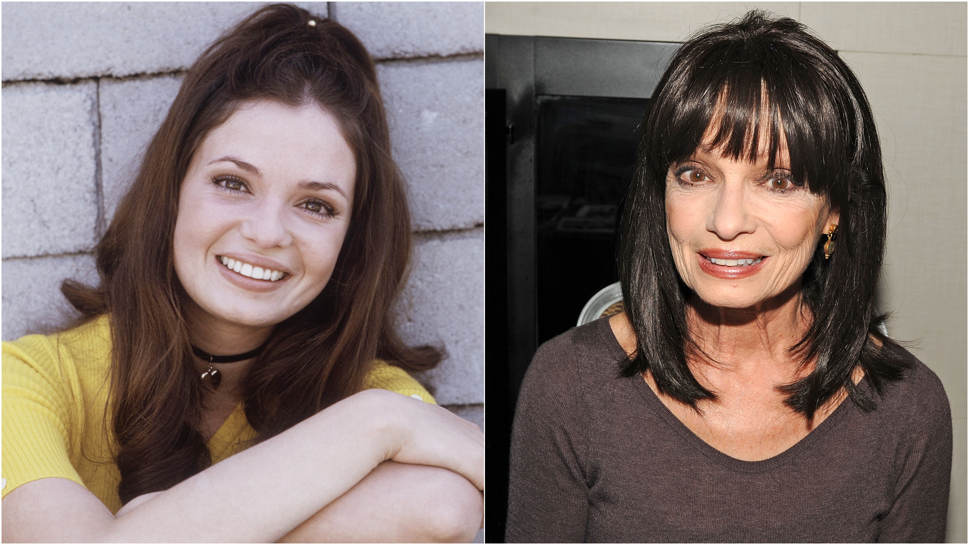 Karen Valentine in 1970 and 2013