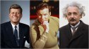 L-R: President Kennedy, Captain Kirk and Albert Einstein