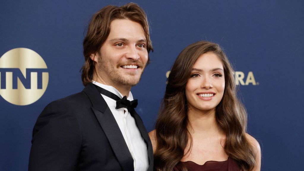 Luke Grimes and Bianca Rodrigues Grimes in 2022