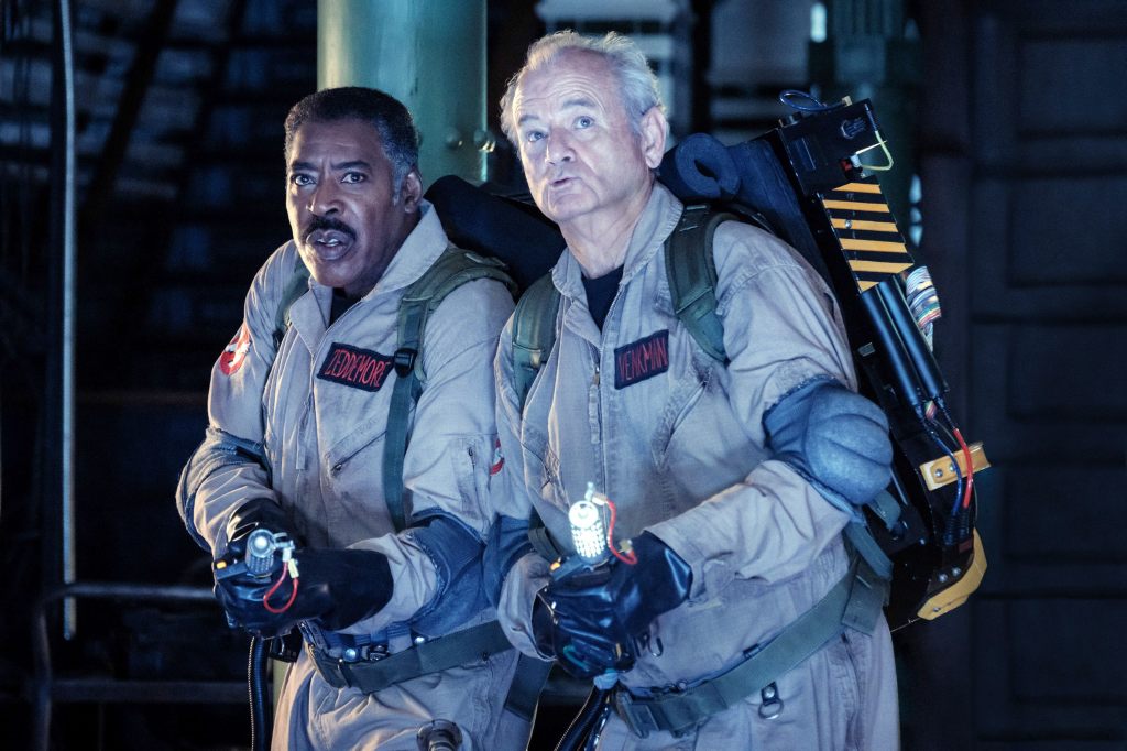 Ernie Hudson and Bill Murray in 'Ghostbusters: Frozen Empire' (2024)