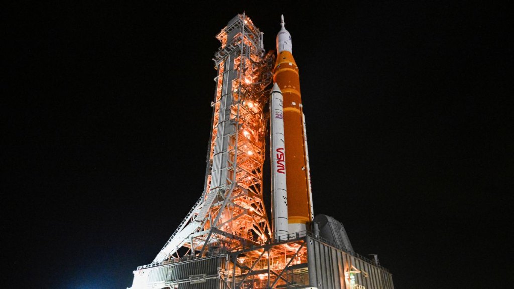 NASA Rolls Out Artemis II Rocket To Its Launchpad