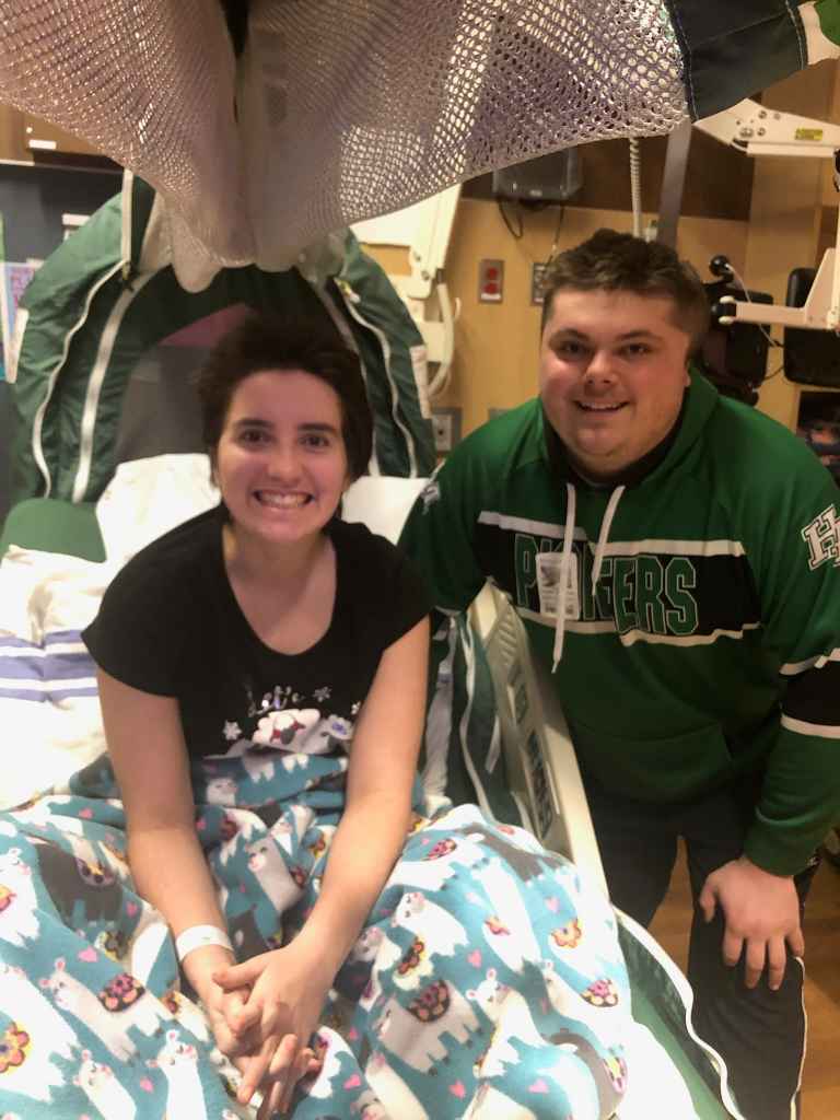 Zach Zarembinski and Isabelle Richard's first photo together