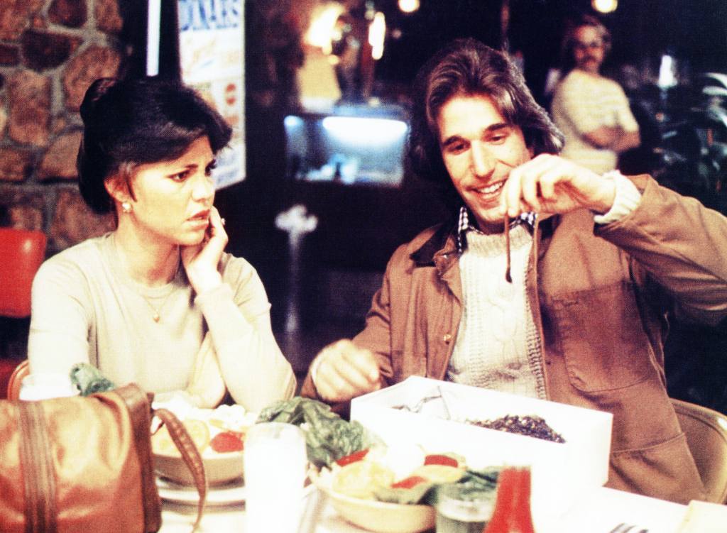 HEROES, from left: Sally Field, Henry Winkler, 1977 