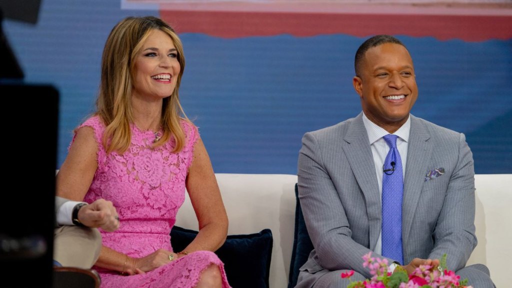 Savannah Guthrie and Craig Melvin in 2025