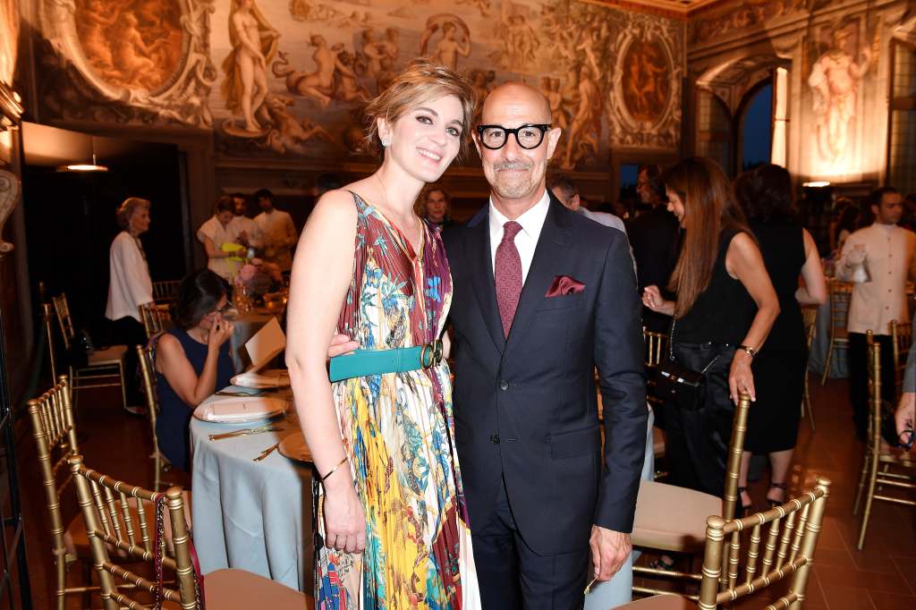 Stanley Tucci and Felicity Blunt in 2019