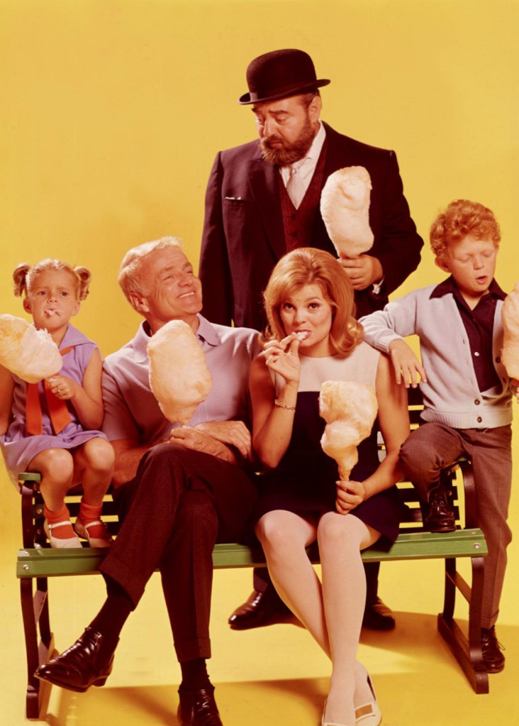 Kathy Garver and the cast of Family Affair