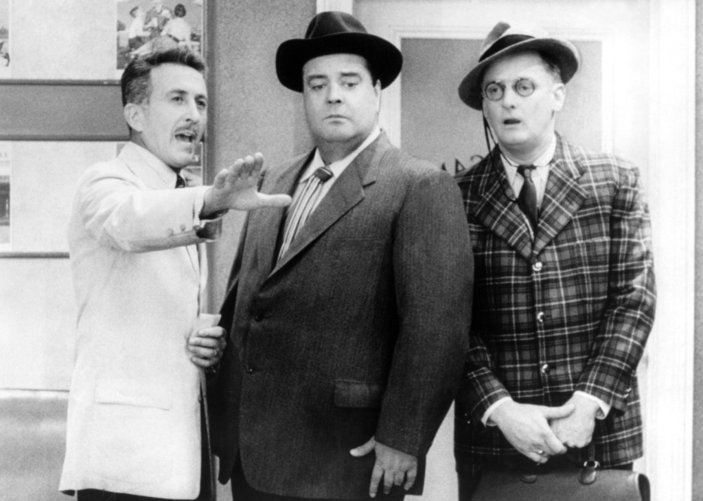 THE HONEYMOONERS, George Petrie, Jackie Gleason, Art Carney, 'A Matter of Life and Death, (Season 1, aired October 29, 1955), 1955-56