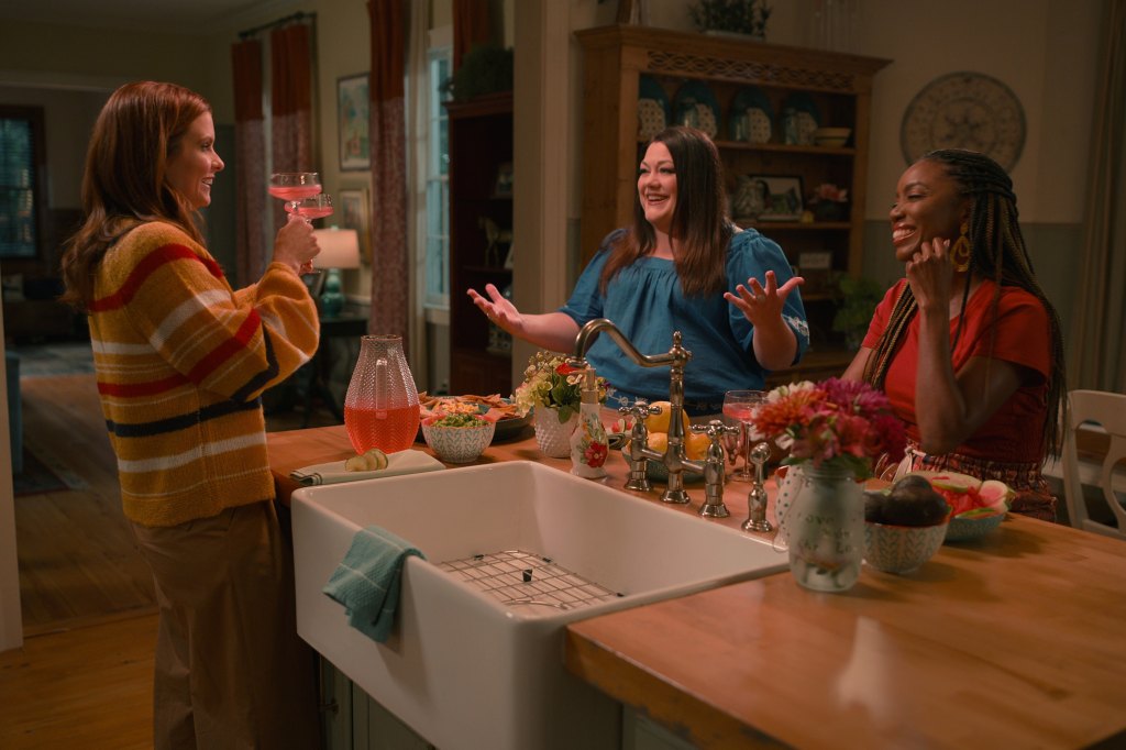 JoAnna Garcia Swisher, Brooke Elliott and Heather Headley in 'Sweet Magnolias'