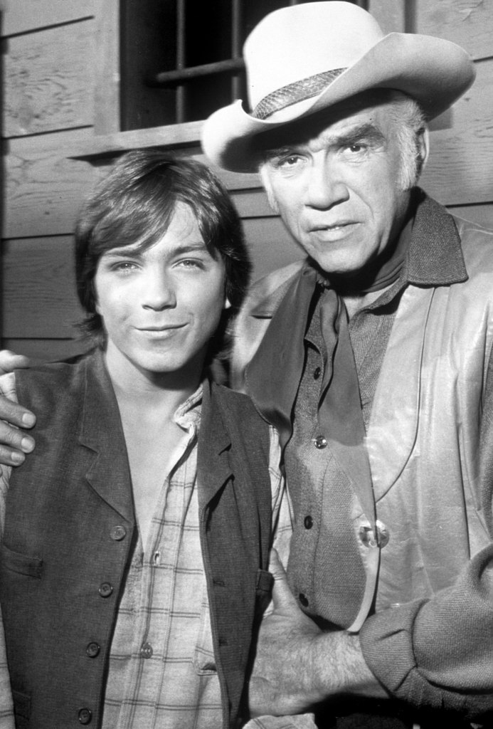 BONANZA, from left: David Cassidy, Lorne Greene, 'The Law and Billy Burgess', season 11, ep. 20, aired 2/15/1970, 1959-1973.