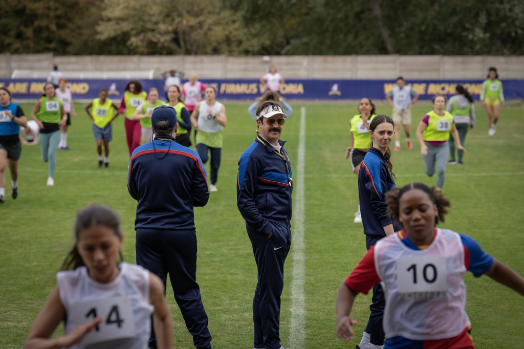 Brendan Hunt, Jason Sudeikis and Tanya Reynolds, Ted Lasso, Season 4, 2026