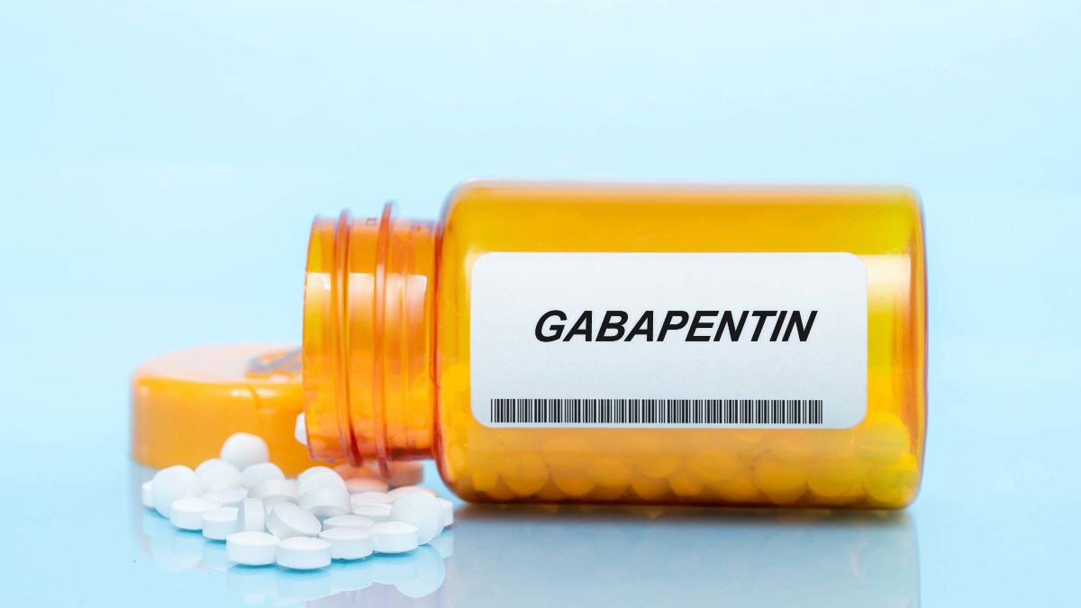 open bottle of gabapentin, which can trigger side effects in some people