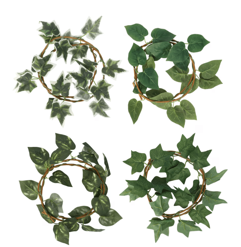 picture of garden garland at Dollar Tree