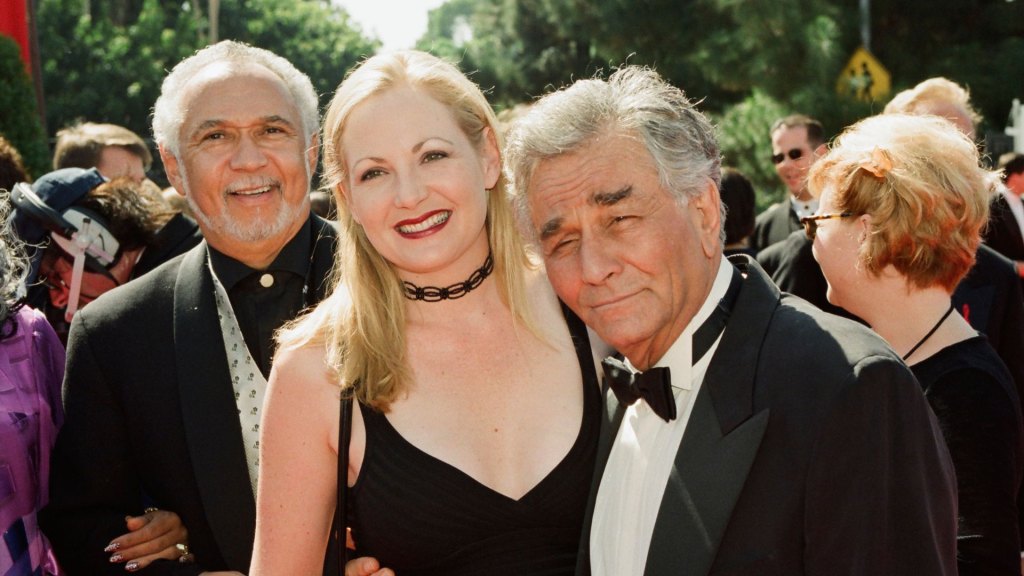 Peter Falk and daughter, Jacqueline Falk (1998)