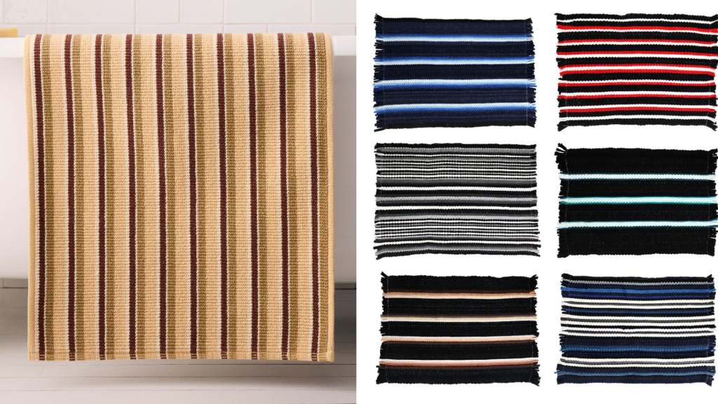 West Elm rug / Dollar Tree rug