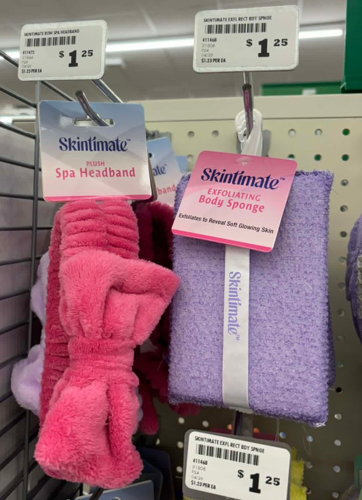 pink Dollar Tree spa headband