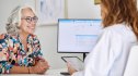 A woman talking to her doctor about the new UTI test