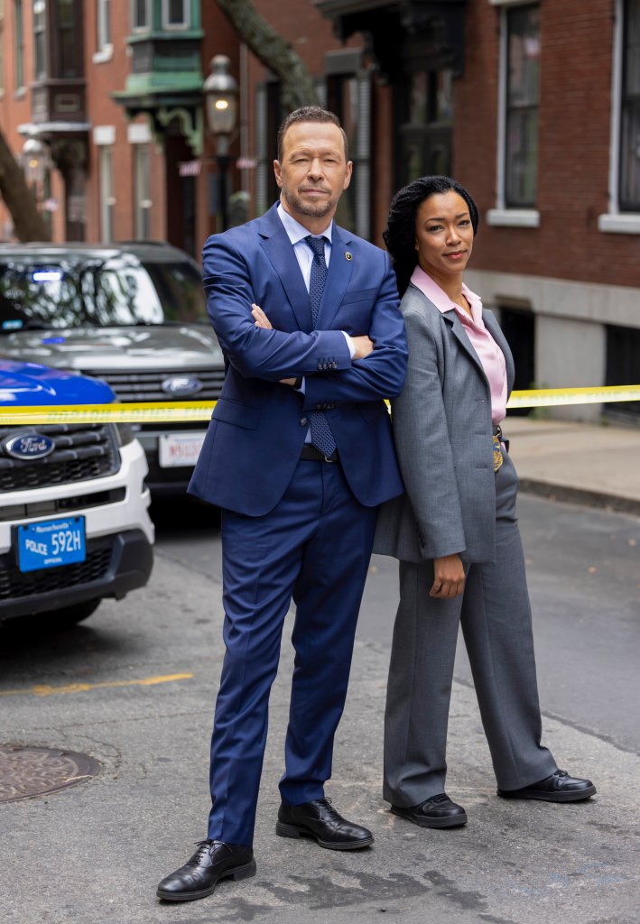 Donnie Wahlberg as Danny Reagan and Sonequa Martin-Green in 'Boston Blue'
