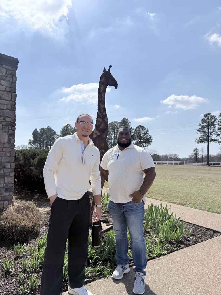 Chandler and Patrick at the Mercy Ships U.S. headquarters in Lindale, TX