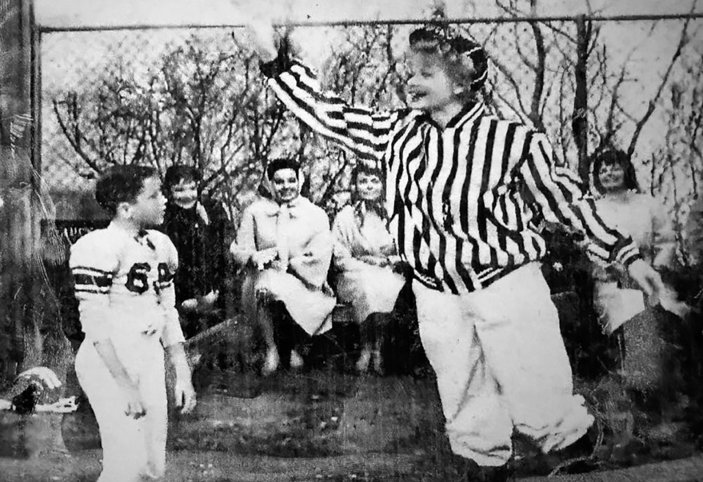 Dennis Rush with Lucille Ball in an episode of 'The Lucy Show'