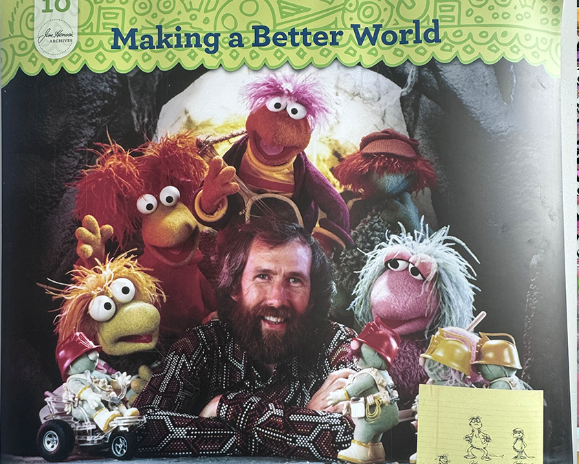 Jim Henson with Fraggles