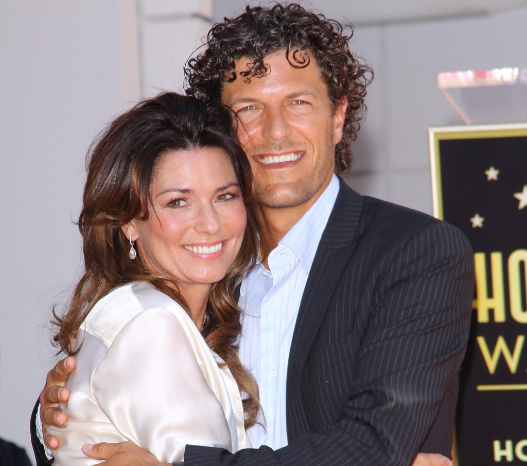 Shania Twain and her husband Frederic Thiebaud, 2011