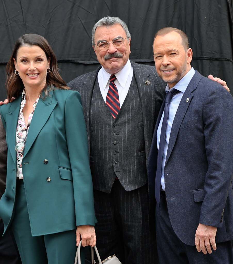 Bridget Moynahan, Tom Selleck and Donnie Wahlberg, 2024