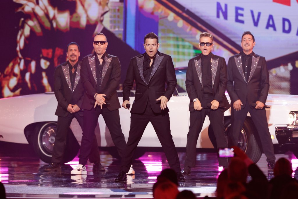 New Kids On The Block at the 52nd American Music Awards, 2026