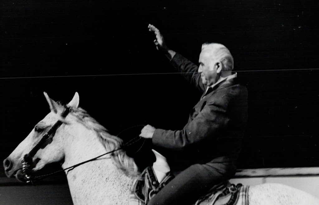 Lorne Greene at a public appearance in 1967