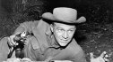 Steve McQueen on the set of Wanted: Dead or Alive