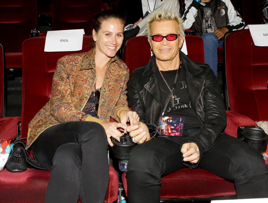 Linda Mathis and musician Billy Idol