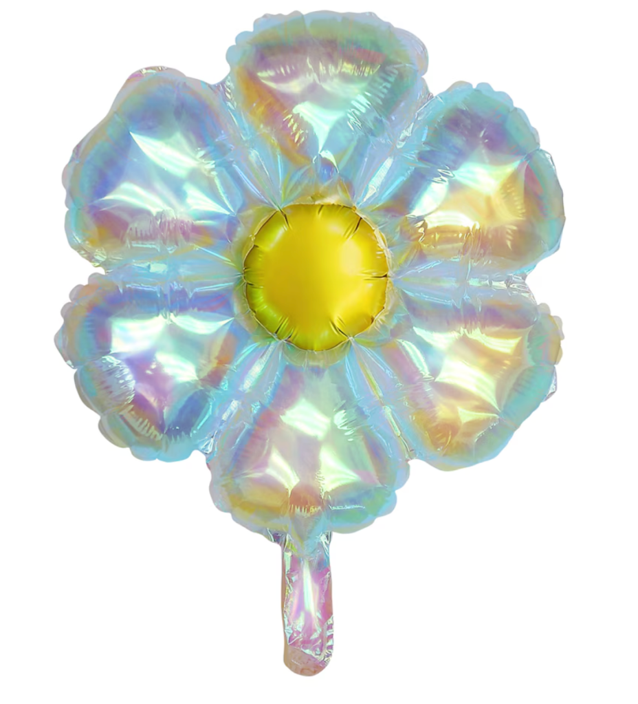 Dollar Tree iridescent sunflower balloon