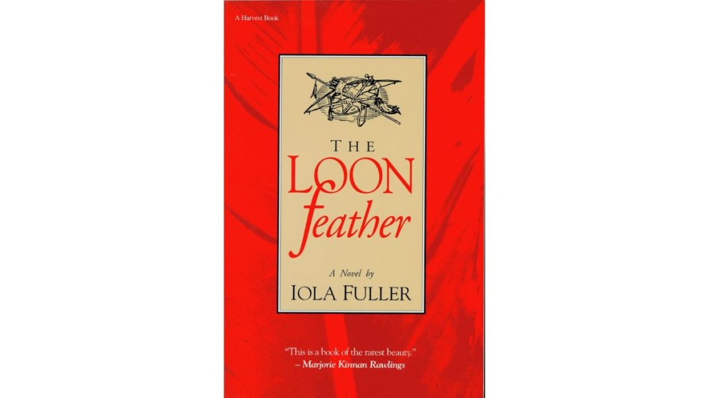 The book cover for ‘The Loon Feather’ by Iola Fuller