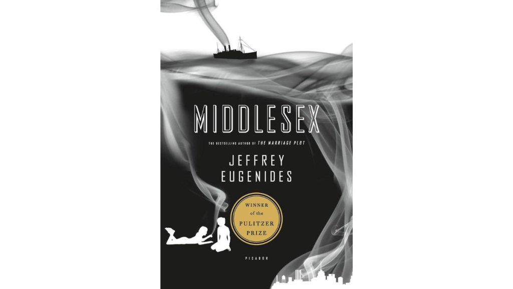 A cover of the book 'Middlesex' by Jeffrey Eugenides