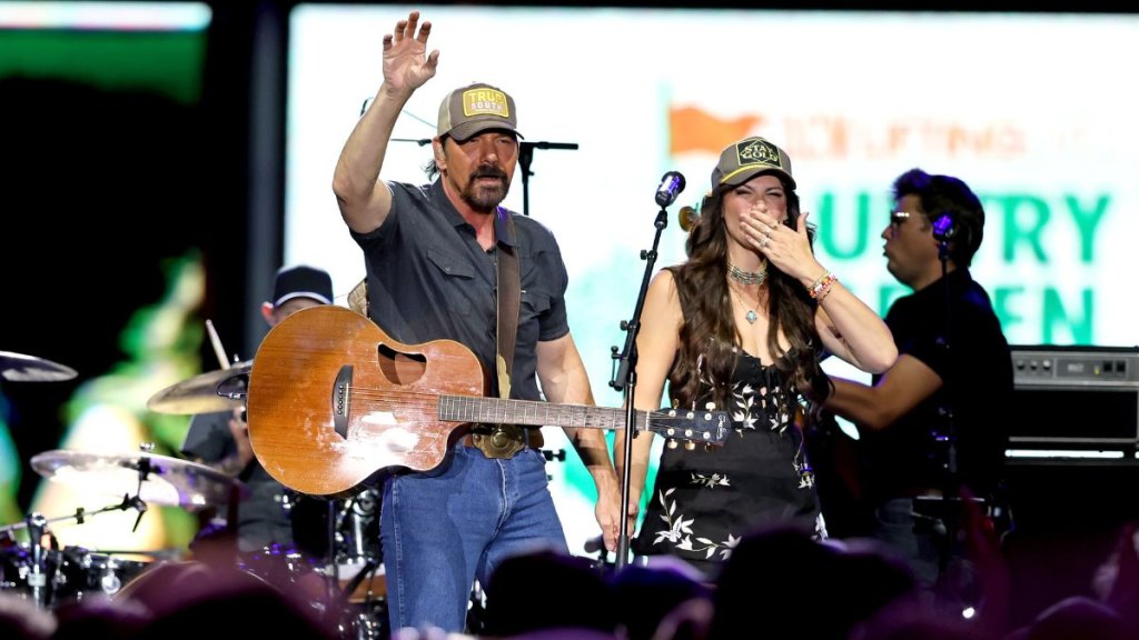 Rodney Atkins and Rose Falcon at the ACM Lifting Lives Country on the Green