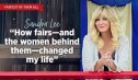 Sandra Lee with Blue Ribbon
